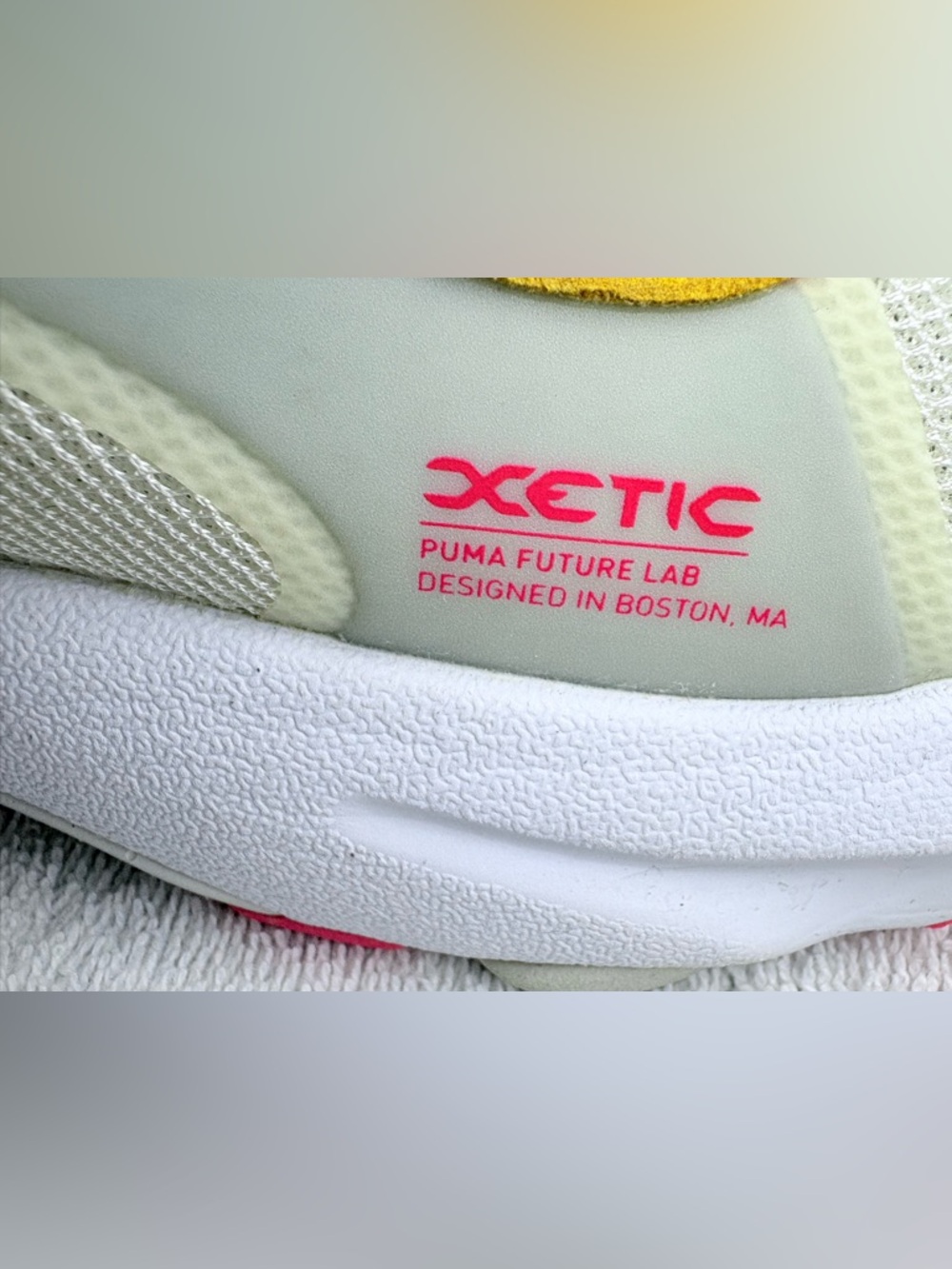 Puma Xetic Women’s Cream and Pink Active Sneakers Sz 6 US - Picture 14 of 15